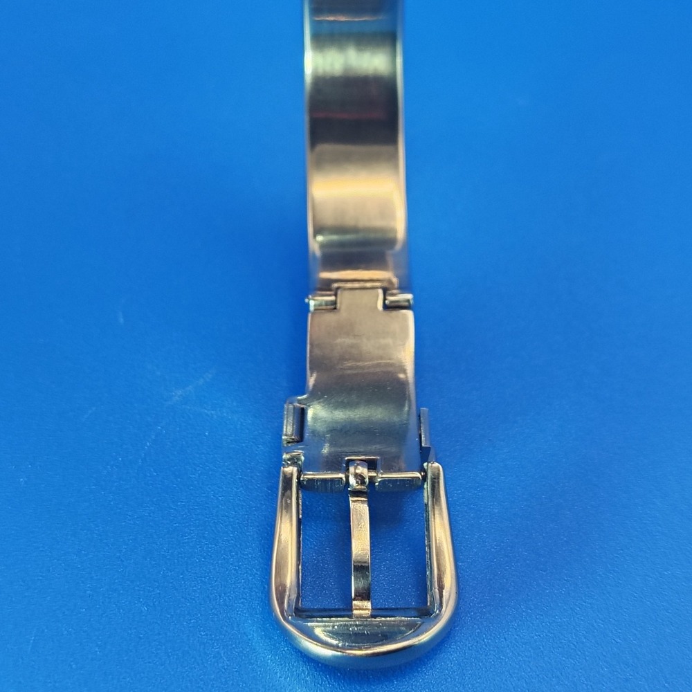 Vintage 1990 GUCCI Bangel Swiss Made Women's Quartz Luxury Watch SS Strap Resto - Picture 12 of 13